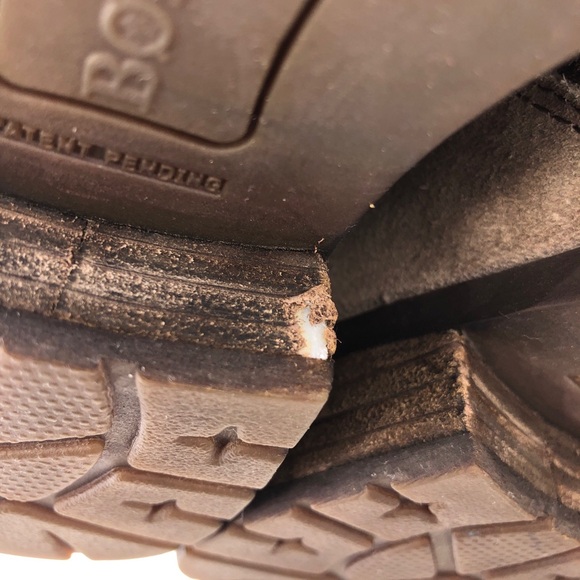 Born Jorgette Taupe Leather Ankle Boots 7.5M - Picture 12 of 15